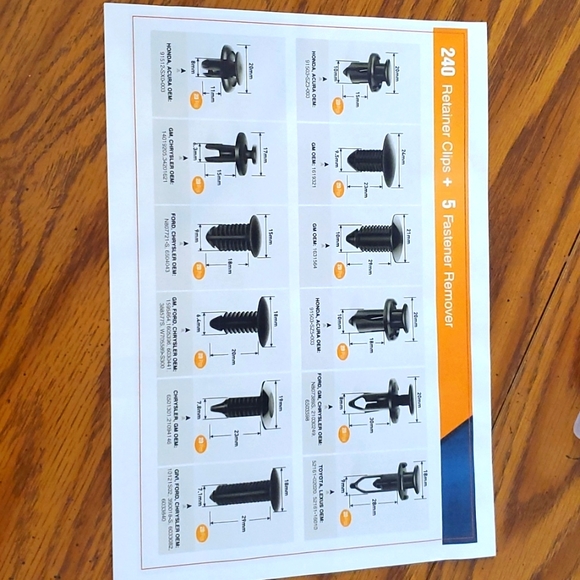 Universal Fastener Clips - Picture 2 of 2